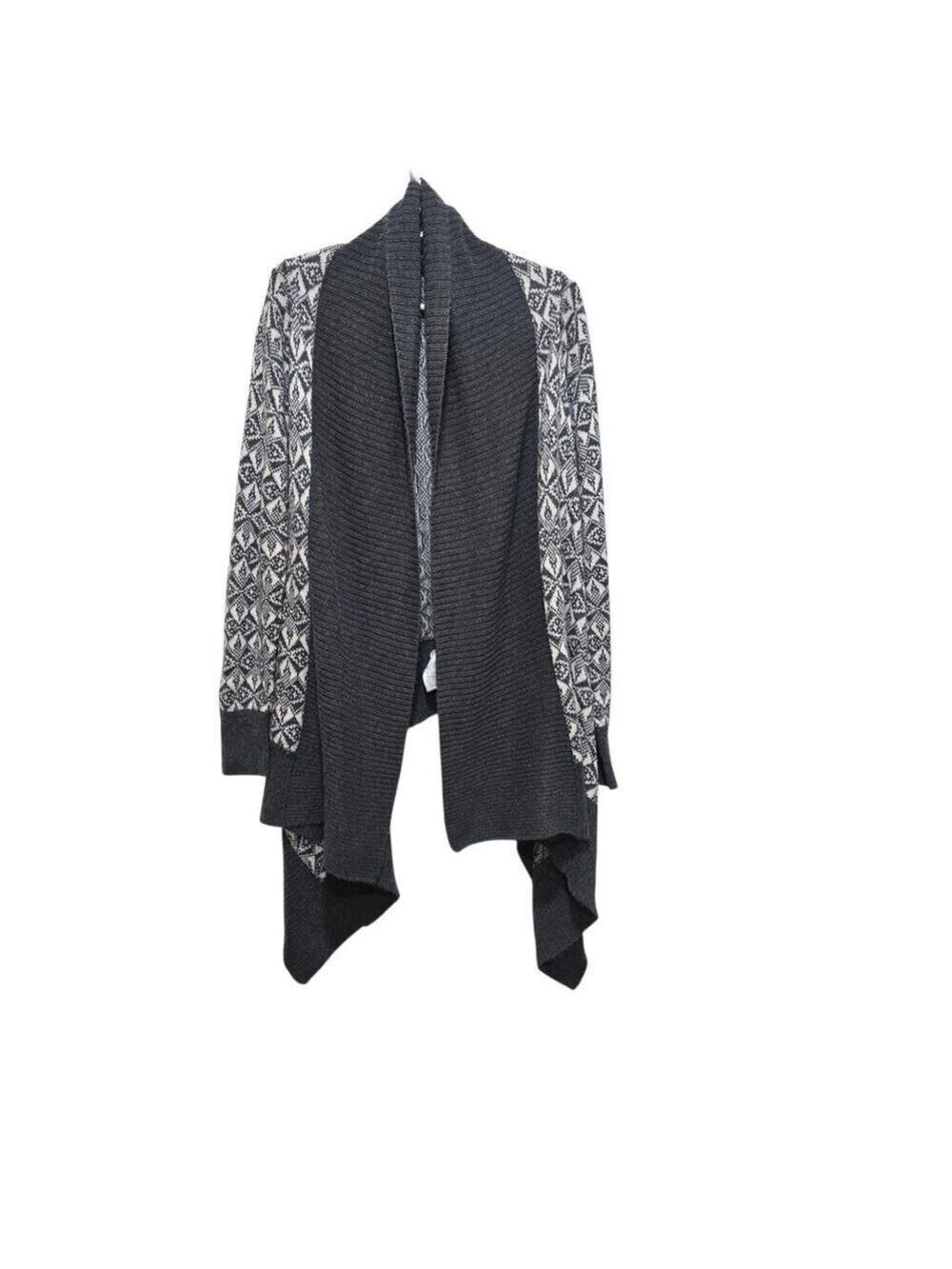 Banana Republic Factory Fair Isle Waterfall Cardigan Large